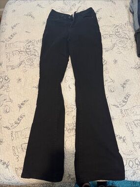 Black Women's Flare Jeans - Classic Wide Leg